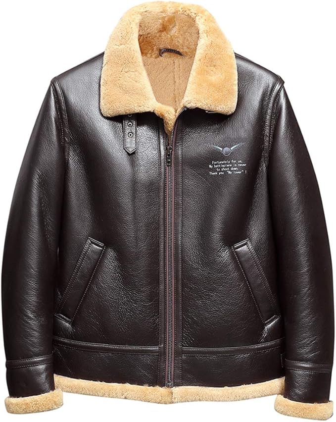 Amazon ムートン B 3 フライトジャケット 最強防寒ライダースムートン ジャケット メンズ コート ジャケット 通販