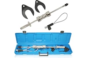 Autory CV Axle Removal Tool for FWD Vehicles Front Wheel Drive Axle Half Shaft Removal Tool 10lb Heavy Duty Inner, Inner CV Joint Puller Tool&Slide Hammer Puller Set with 48&63MM Joint Fork Adapters