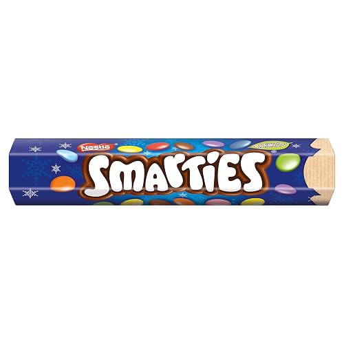 Smarties Milk Chocolate Giant Tubes, Christmas Chocolate Gift, 120 g