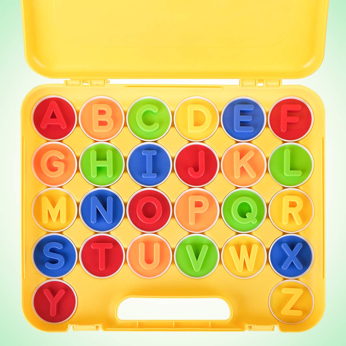 Coogam Alphabet Animal – 26 Paires Majuscules/minuscules – Jeu De Correspondance – Mots Et Motricité Fine – Dès 2-4 Ans – Sac De Rangement – Cadeau