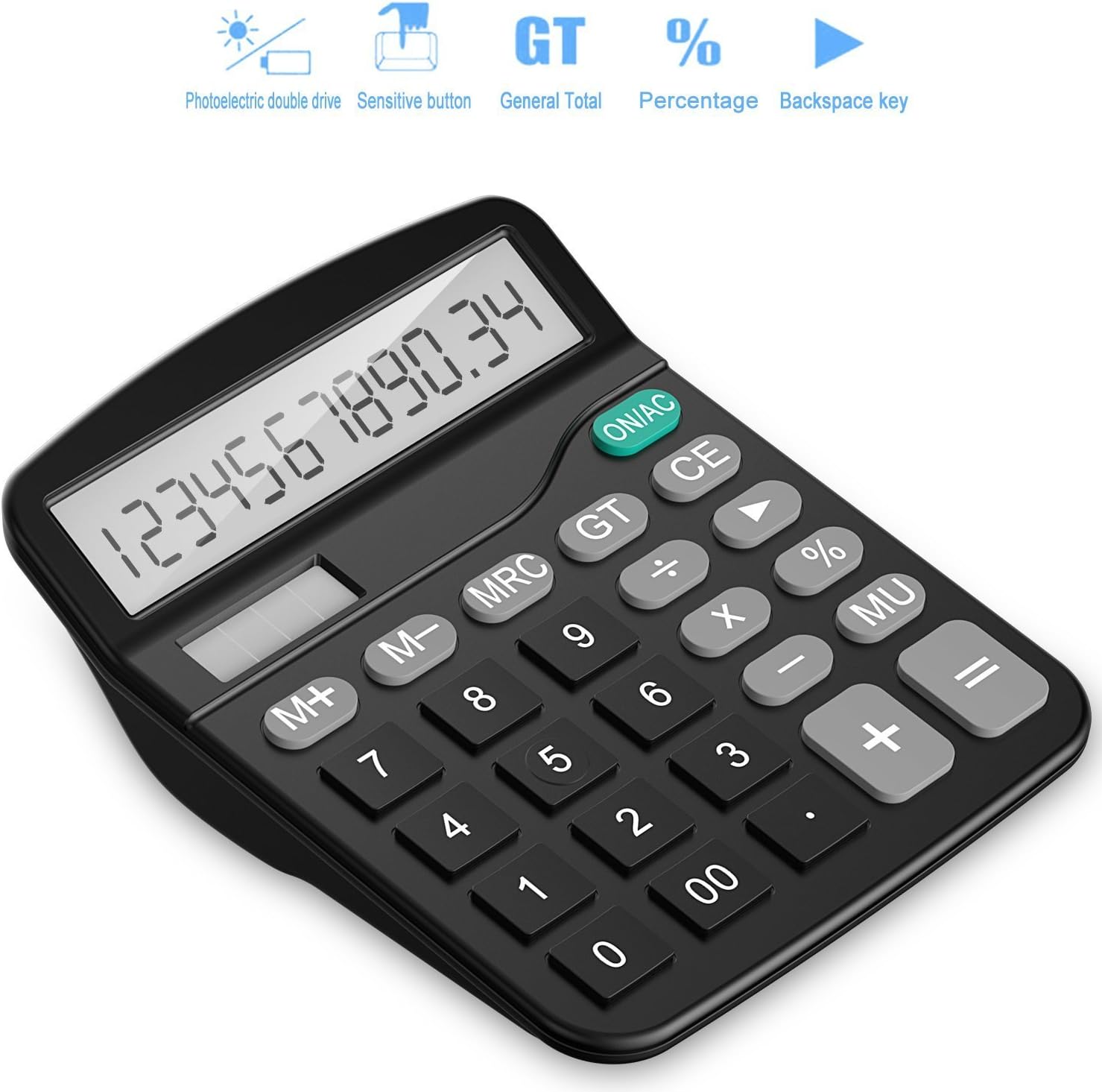 12Digit Desktop Calculator Electronics