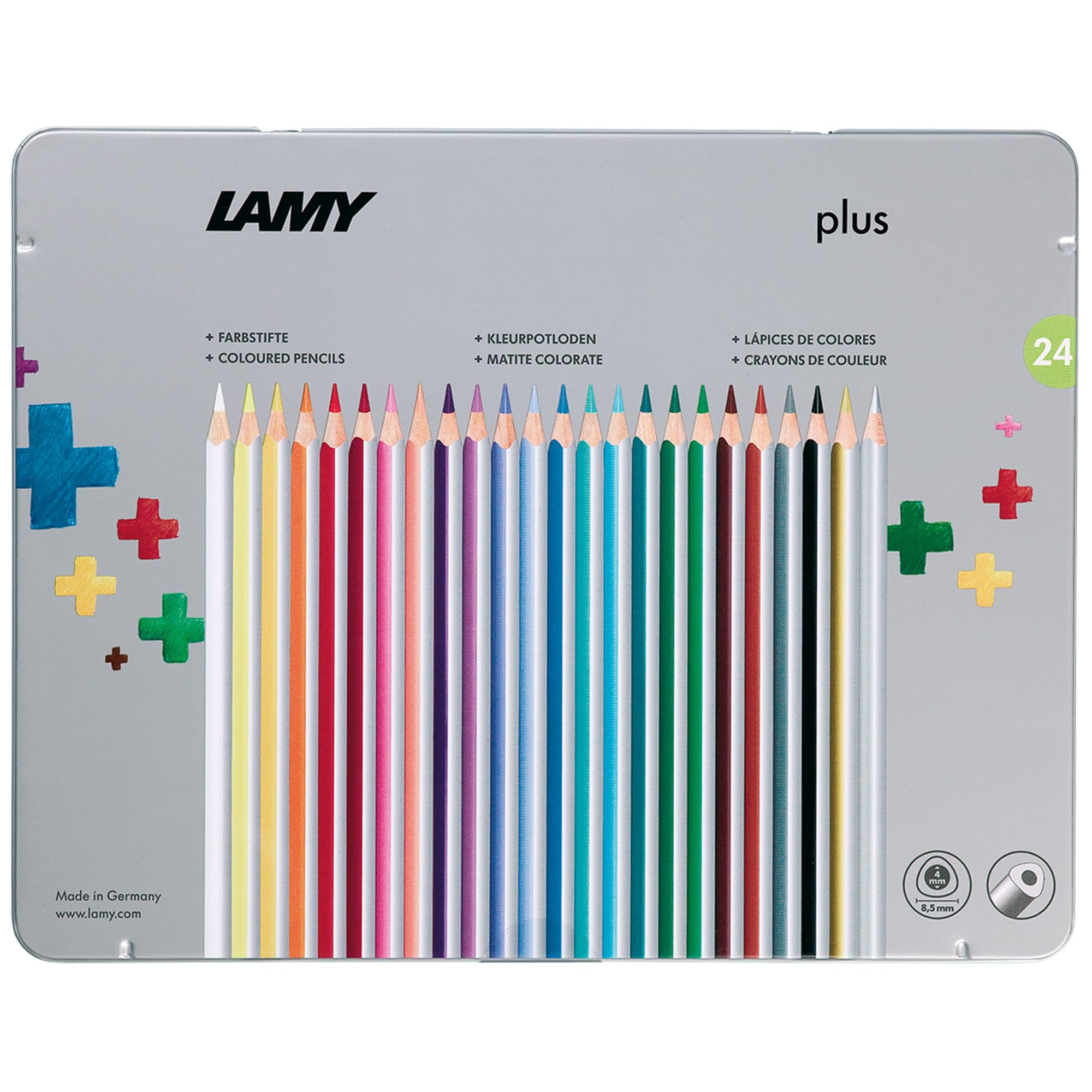 Lamy FH22010 Colouring Pencils in Metal Box Set of 24 Plus Model 530