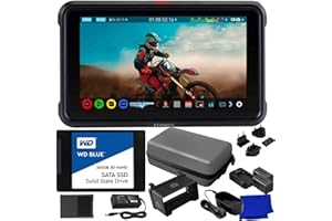 Atomos Ninja V 5" 4K HDMI Recording Monitor with WD Blue SSD(500GB) Essential Bundle – Includes: Atomos 5" Accessory Kit + Microfiber Cleaning Cloth