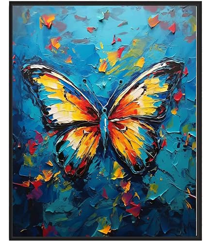 Amazon.com: Blue Octopus Art Print, Animal Painting Wall Art