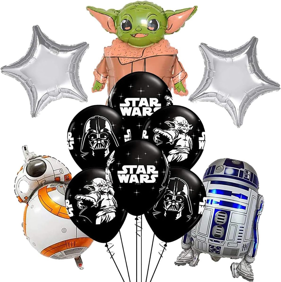 31 4inch Yoda Latex Aluminum Foil Balloons Yoda Happy Birthday Banner Star Wars Birthday Party Decorations Xinyidl Baby Yoda Birthday Party Supplies Toys Games Party Supplies Kiririgardenhotel Com