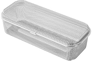 Stainless Steel Utensil Ba Sket For Kitchen Dishwasher Sa Fe Drying Rack For Spoons And Chopsticks Glass Containers (B, 27.5x