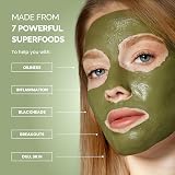 Plantifique Korean Skincare Face Mask Organic Clay Avocado Green Tea 110g view 3