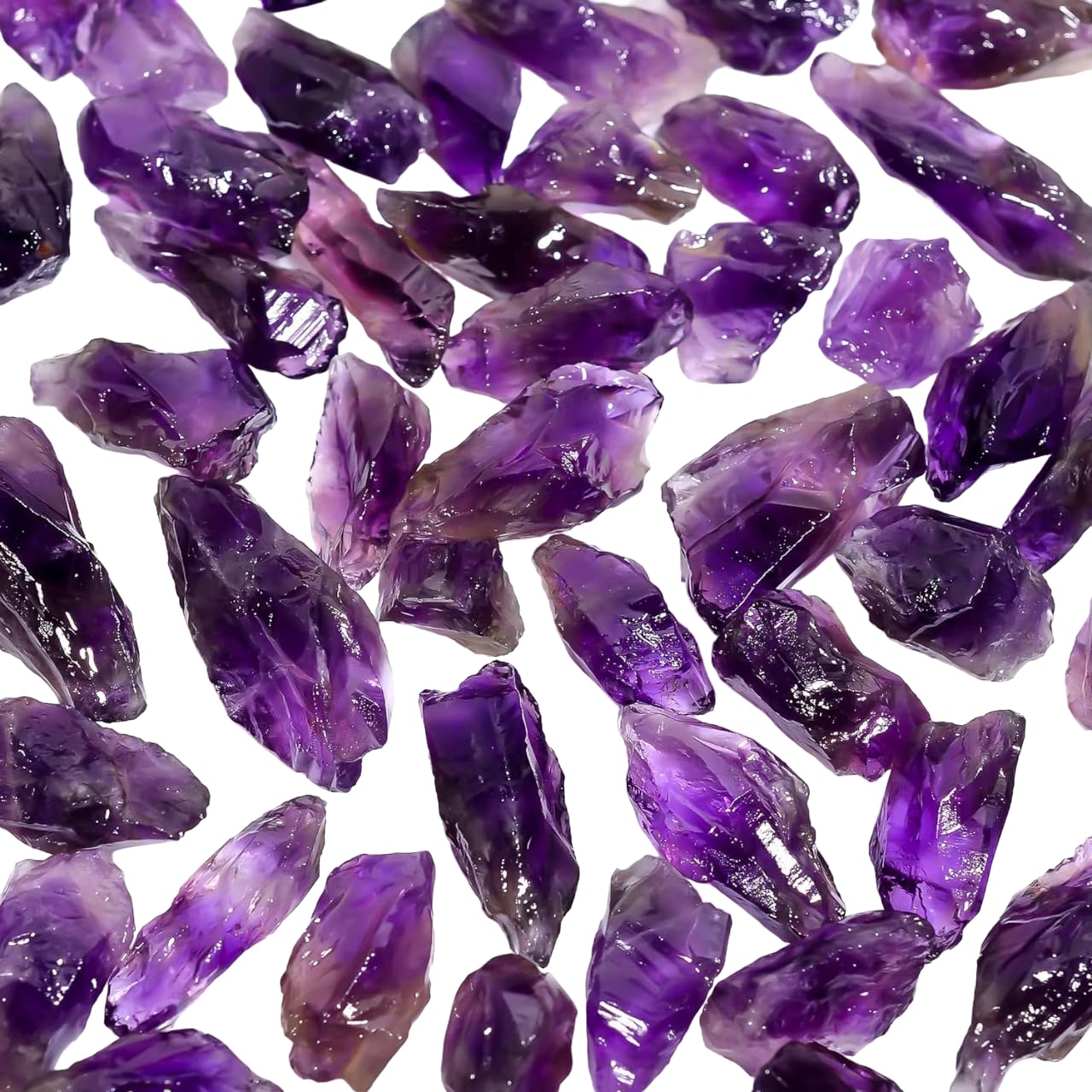 GEMKORA 100 carats Raw Amethyst Pencil Rough