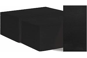 KMAKII Disposable Napkins Black Dinner Napkins Cloth Like Paper Napkins Linen-Feel Guest Towels Paper Hand Towels Hand Napkin