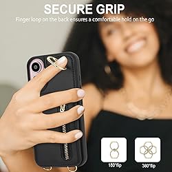 Jcxtrombulous Crossbody Wallet Case for iPhone 16