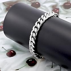 SANNYRA 10MM Men's 316L Stainless Steel Bracelet