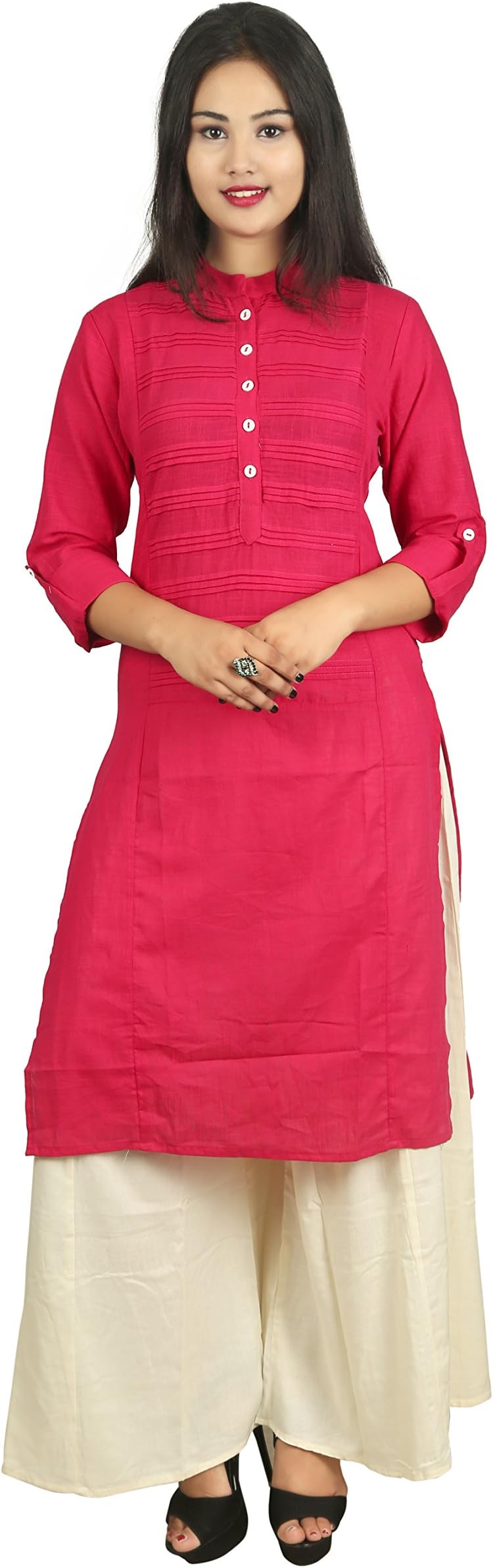Attire Fashion Beautiful Printed Exclusive Casual cotton Women's Kurti straight