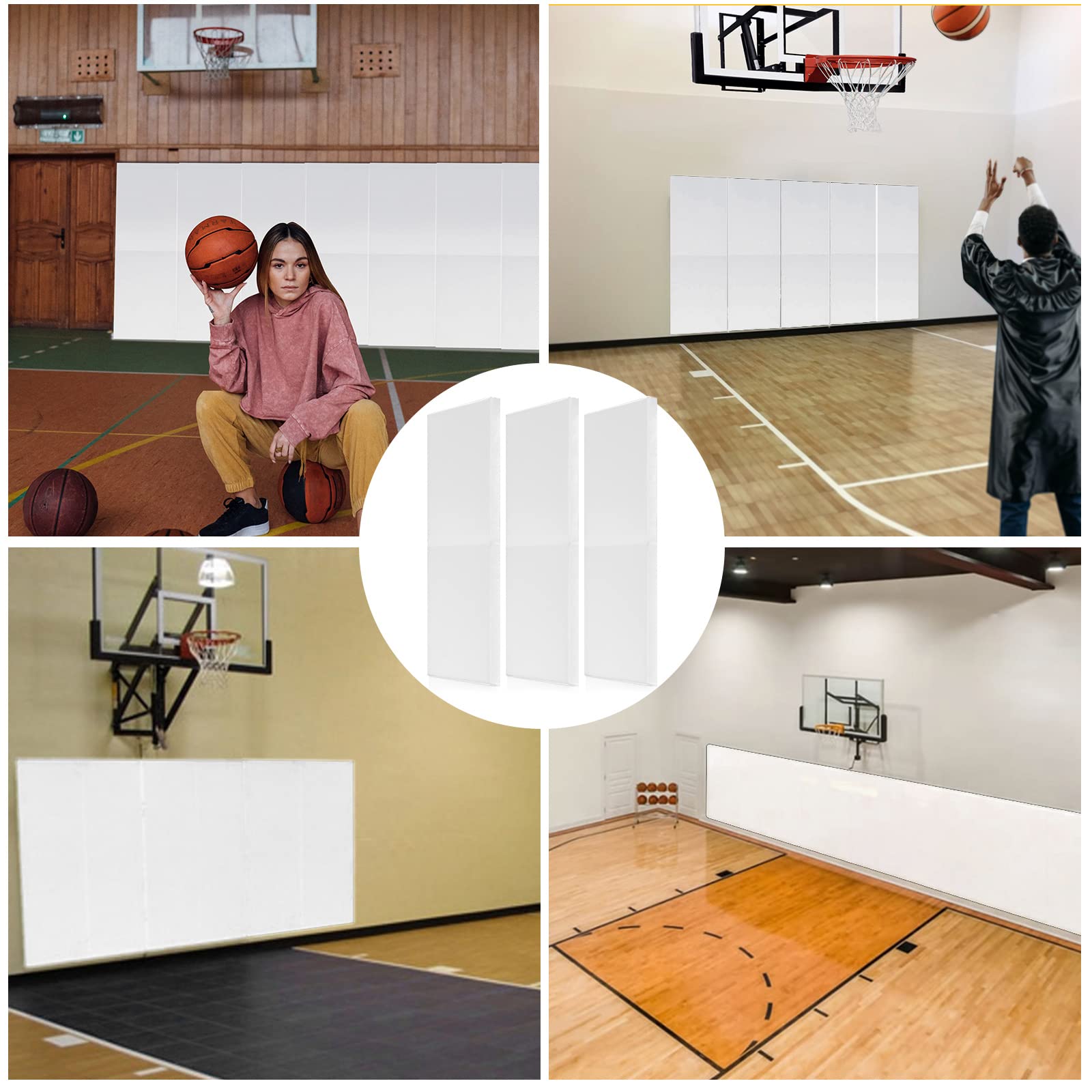 VANCL Basketball Court Wall Pad Bodyguard Wall Padding 2" Thick Foam