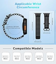 Astorgos Upgraded Ocean Band Compatible with Apple