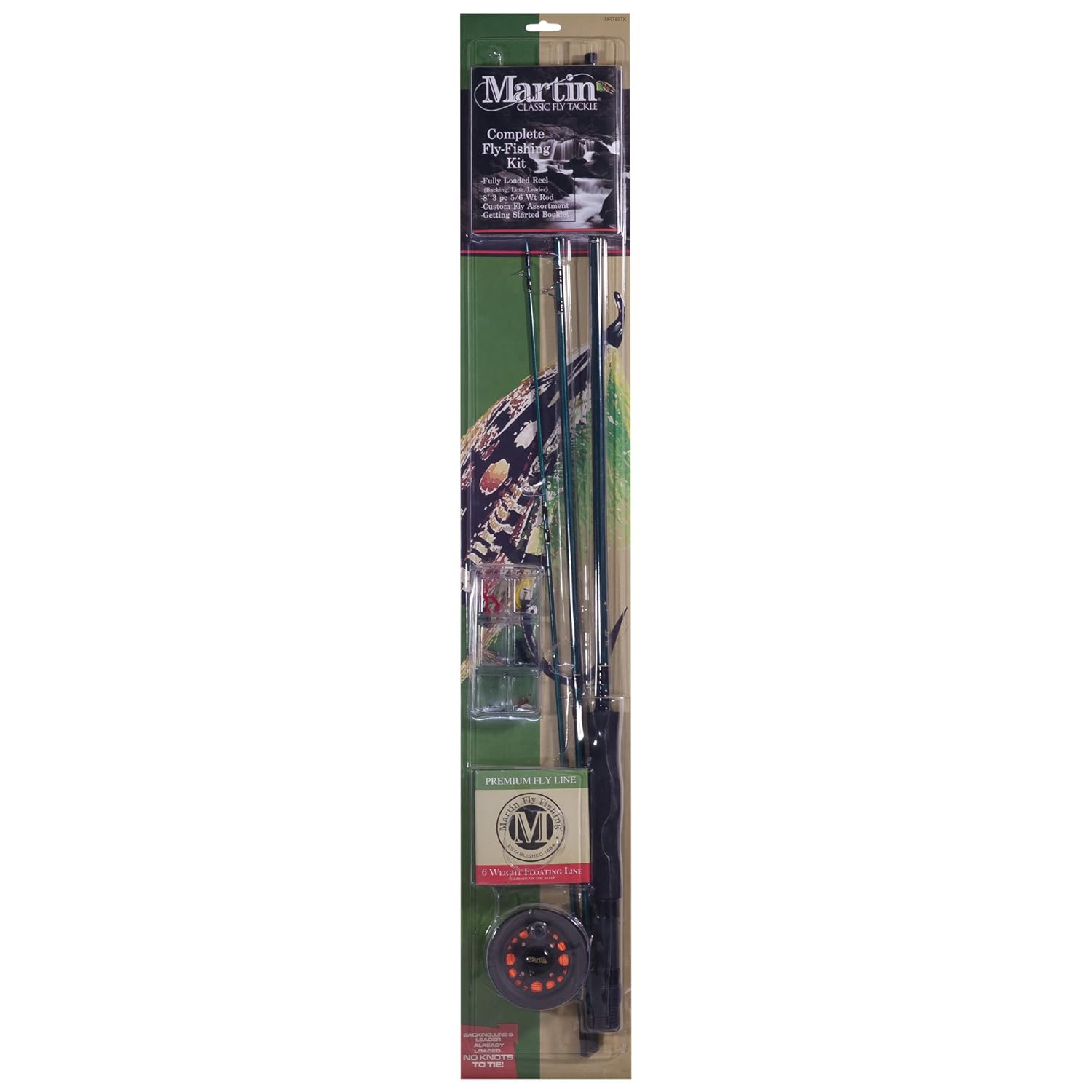 Martin Fly Fishing Martin Fly Complete Fly Fishing Kit 6 Lb