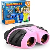 EUTOYZ 8X Kids Binoculars Outdoor Toy Pink for Children