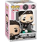 Lionel Messi #01 Away Uniform Facsimile Signed Reprint Laser Autographed Funko POP! MLS: Soccer Inter Miami CF Figurine with Protector Case