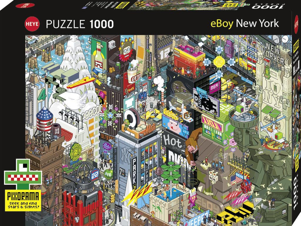 Heye Puzzles - 1000 pc New York Quest (eBoy)