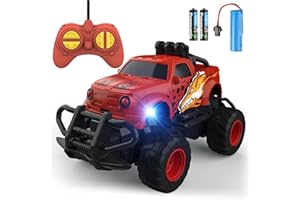 Mafbeanl Remote Control Car for Boys 4-7, 1:43 Scale Mini RC Car for Kids 3-5, Car Toys Truck Xmas Birthday Gifts for Toddlers 3 4 5 6 7 Year Old Boys (Red)