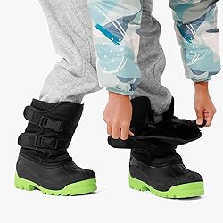 DREAM PAIRS Boys Snow Boots Bright Colored Outsole