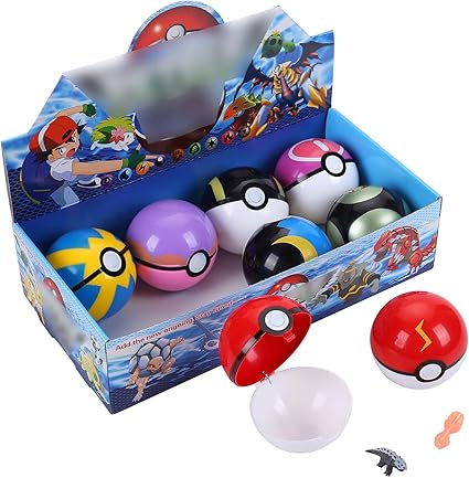 Colfeel Jouet Ball Figurine Master Ball 8pcs Ball 16pcs Figurine Super Ball Amazon Fr Cuisine Maison