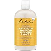 SheaMoisture Low Porosity Weightless Hydrating Shampoo For Moisture Resistant, Curly, Coily Hair Lightweight Hair Shampoo 13 fl oz