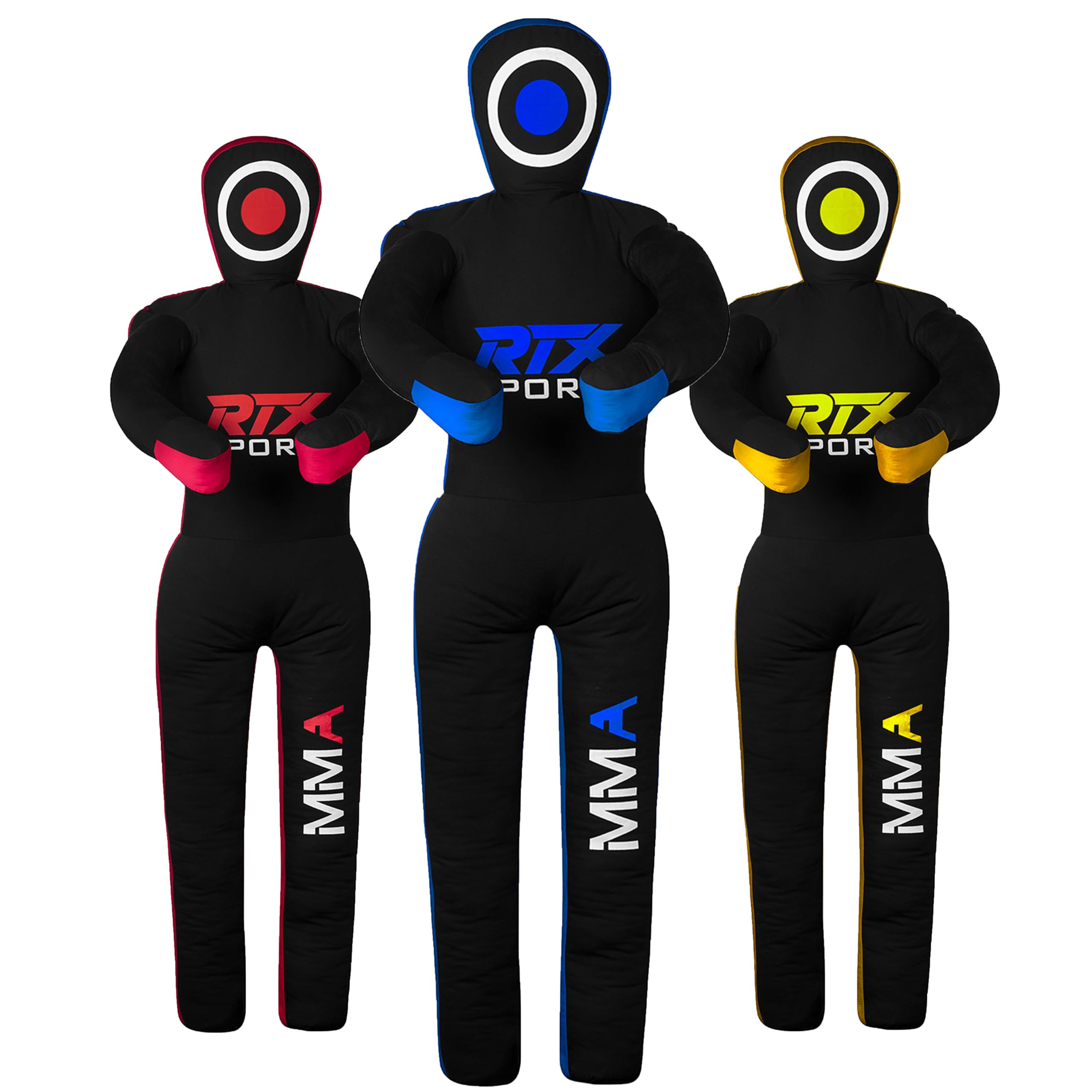 RTX SPORTS MMA, Boxing, BJJ, Karate, Judo Grappling Dummy | Blue, 47" - Inches | Canvas | UNFILLED