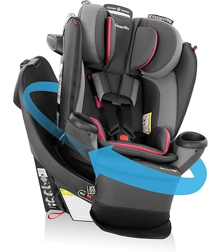 Amazon.com: Evenflo Gold Revolve360 Extend All-in-One Rotational Car Seat  with SensorSafe (Onyx Black) : Pet Supplies
