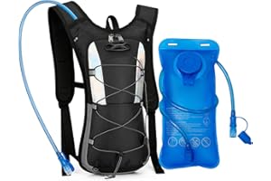 MSTOKIN Hydration Backpack with 2L Water Bladder,Insulated Hydration Pack,Small Hiking Water Backpack for Kids Women and Men,