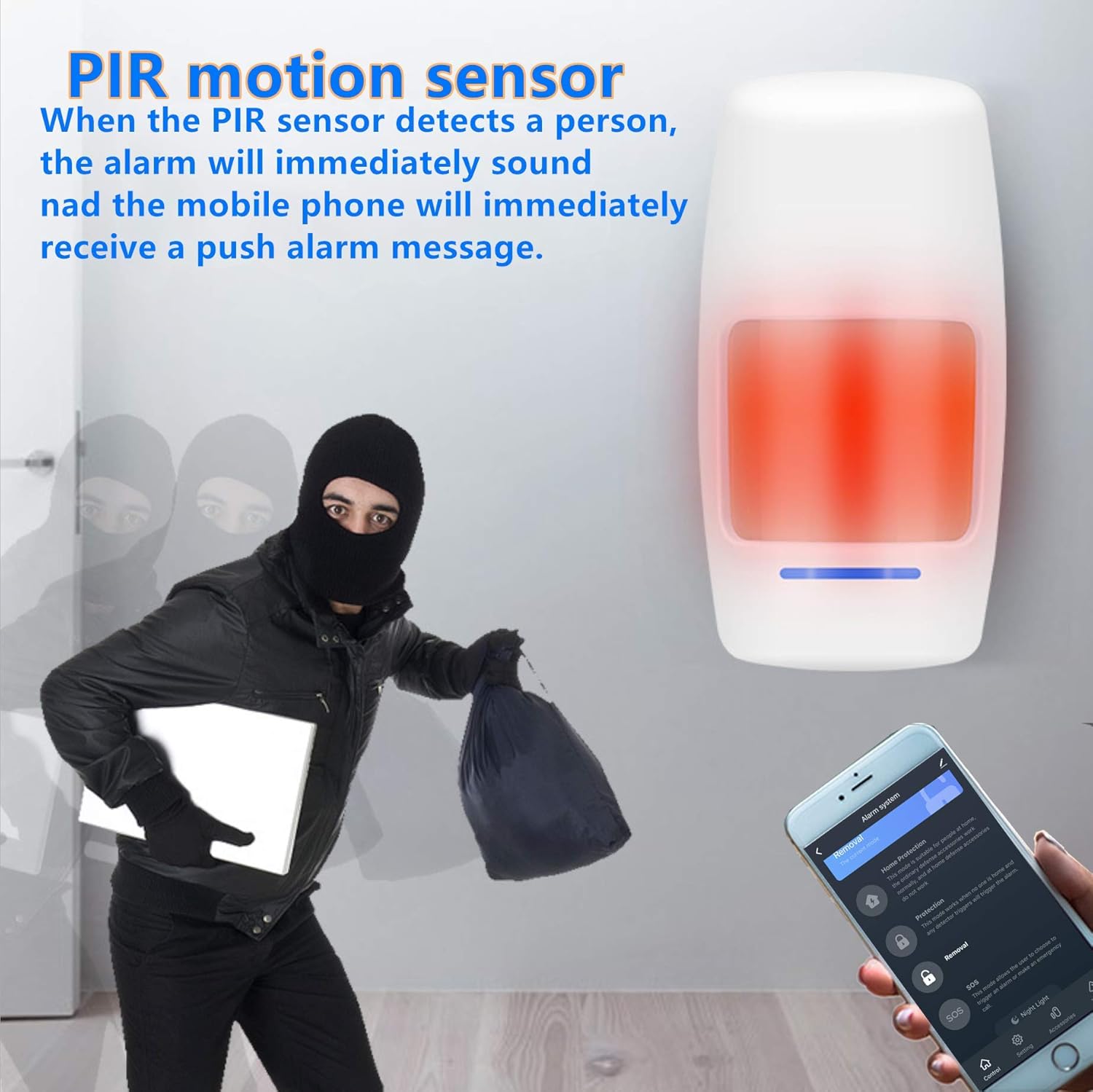 Amazon.com: Sistema de seguridad inteligente con sistema de ...