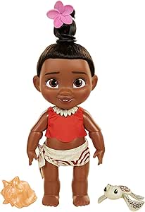 Amazon Com Moana Disney Muneca Bebe Que Se Rie Juguetes Y Juegos