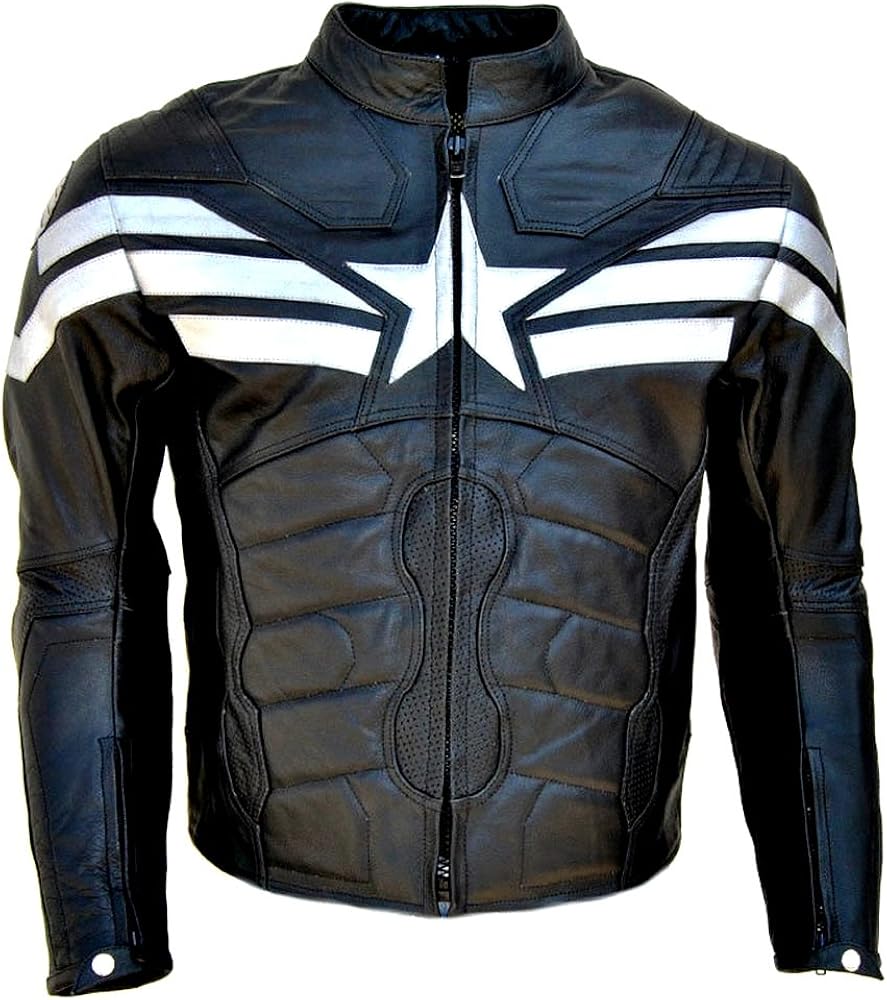 coolhides Men's Captain Real Leather Winter Soldier Jacket Amazon.co