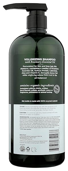 AVALON ORGANICS SHAMPOO, ROSEMARY SHAMPOO, 32 FL OZ
