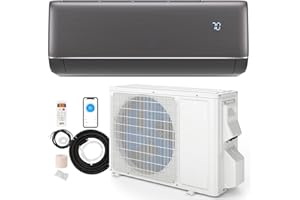 SIMOE 12,000 BTU 115V Mini Split Air Conditioner Heat Pump, 22 SEER2, Ductless Mini Split AC Cool Up to 750 Sq.Ft, Inverter, 