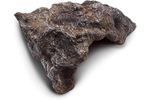 Aufeeky High Simulation Stone Cave Reptile Hides and Caves Terrarium Décor Accessories Bearded Dragon Hideout for Geckos Turtles Lizards Frogs Spiders Chameleons Scorpions Snakes Hermit Crab (L)