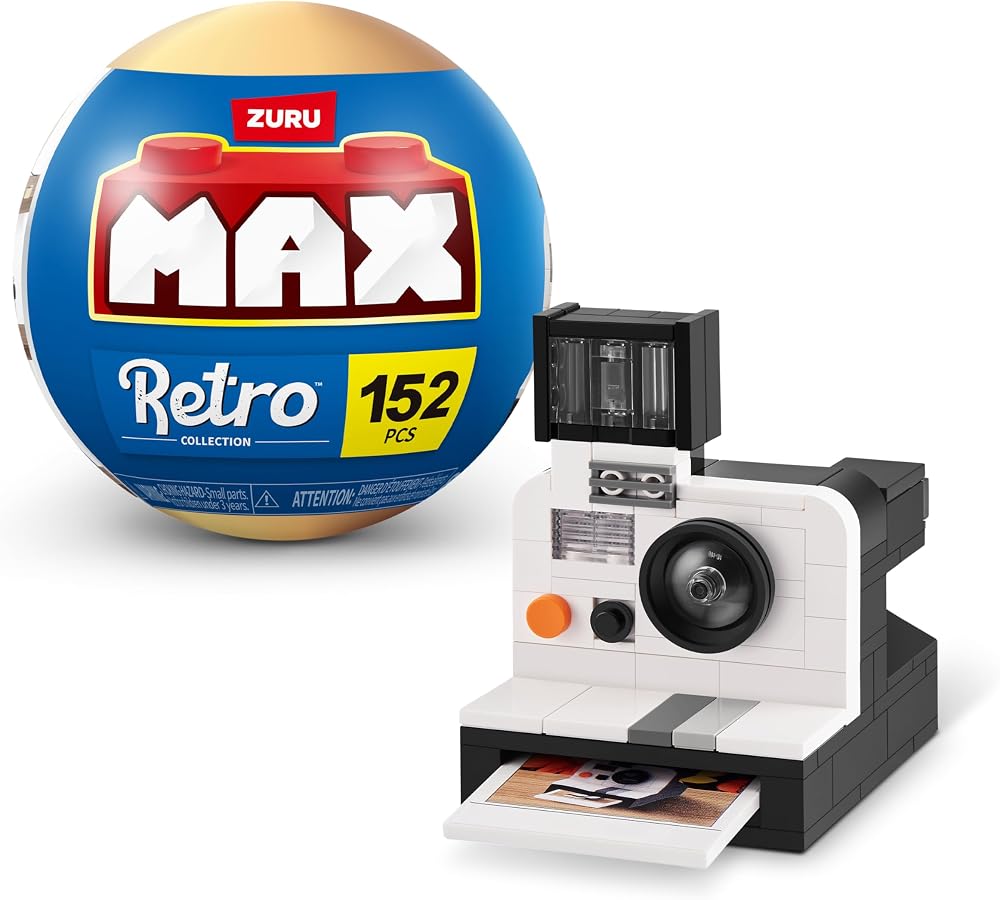 Max Build More MAX Premium Retro Building Bricks Retro Camera