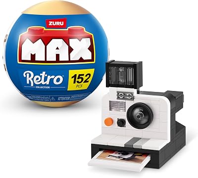 Max Build More MAX Premium Retro Building Bricks Retro Camera
