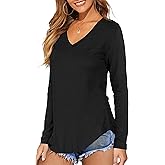 DittyandVibe Women's Long Sleeve Tunic Tops Casual Cold Shoulder Blouse Shirts