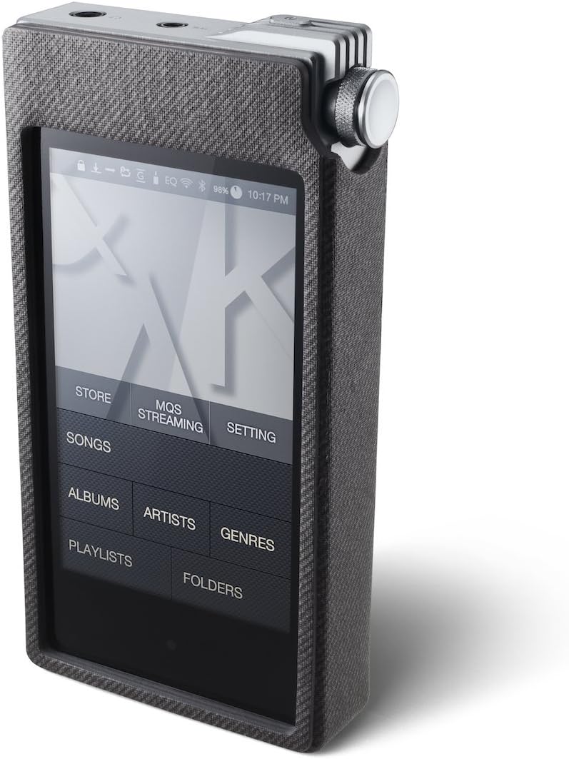 Amazon Com Astell Kern Ak100 Ii Brushed Aluminium Portable High Fidelity Sound System Smoky Blue Electronics
