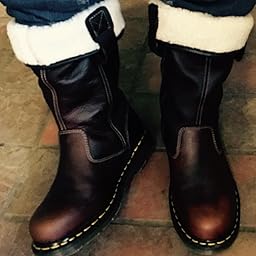 dr martens rosa rigger boots