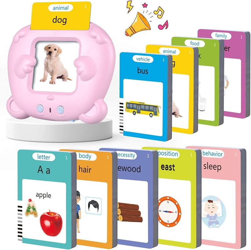 Visator Talking Flash Cards for Toddlers 2-6 Learning Toys 510 Words