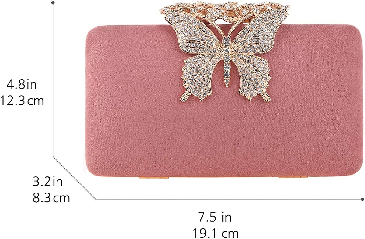 butterfly clutch purse