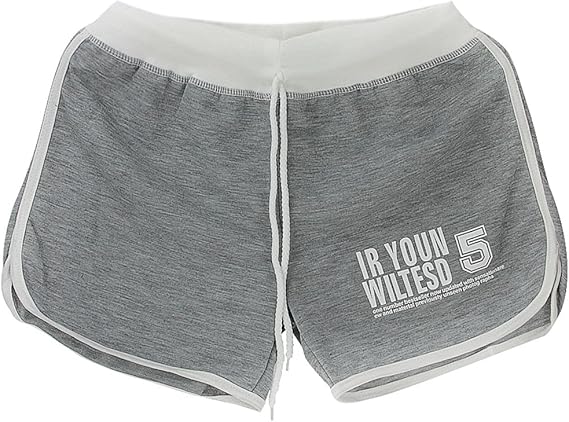 Amazon ショートパンツ スポーツウエア レディース 無地 フリーサイズ ゆったり カラフル ウエストゴム 伸びる 動きやすい お洒落 カジュアル 部屋着 スポーツウエア フィットネス ランニング ウォーキング ビーチ用 女性用 グレー フィットネス トレーニング