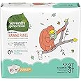 Seventh Generation Free & Clear Potty Training Pants Size, 2T/3T (M), Upto 35 lbs, 25 Count