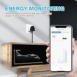 Eightree Smart Plug Energy Monitor Works with Alexa Google Home 13A Wi-Fi Timer view 4