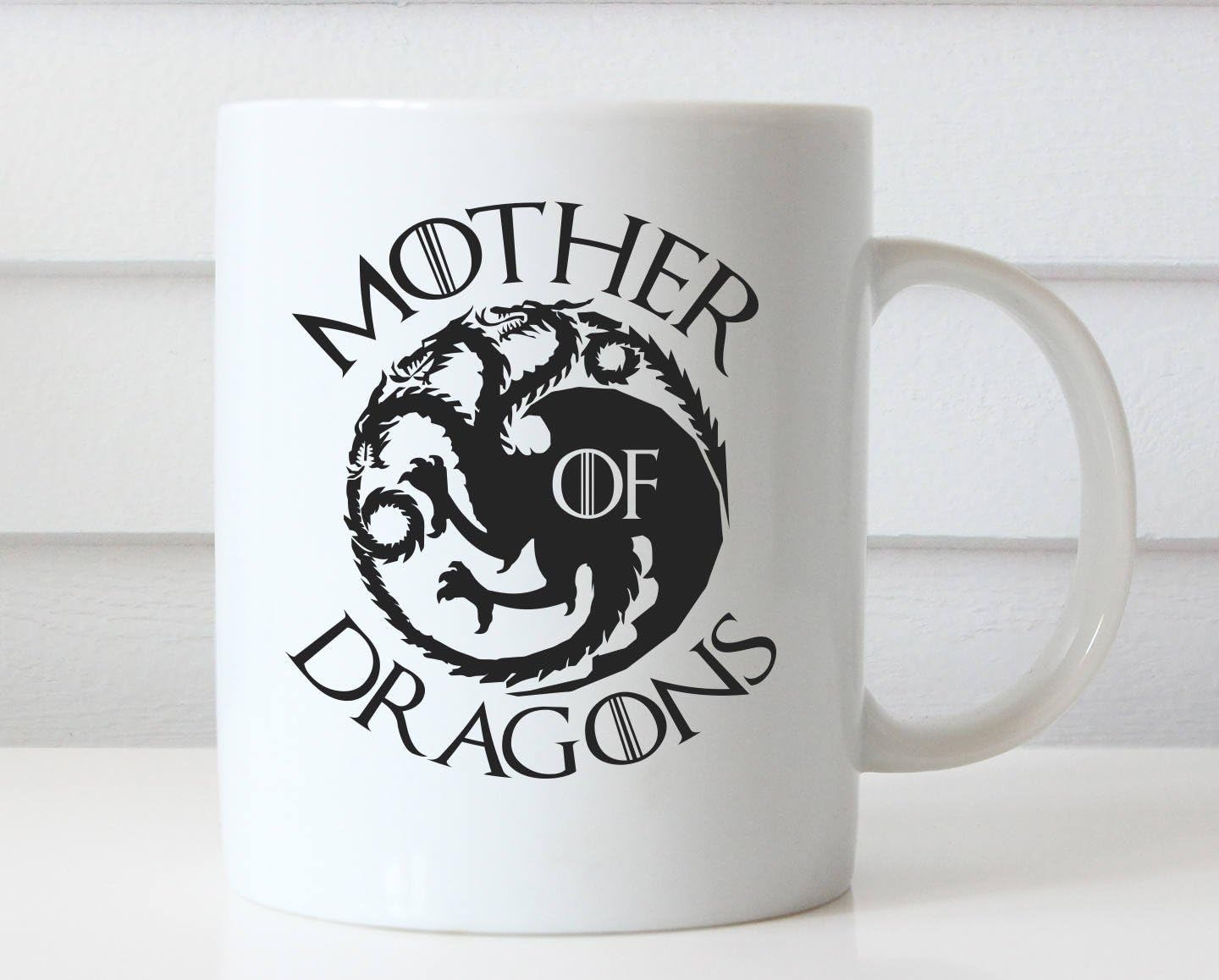 Amazon Com Mother Of Dragons Mug Mother Of Dragons Coffee Mug