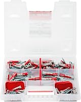Fischer DUOPOWER Universal Dowels Kit with Screw Transparent 160 pcs view 2