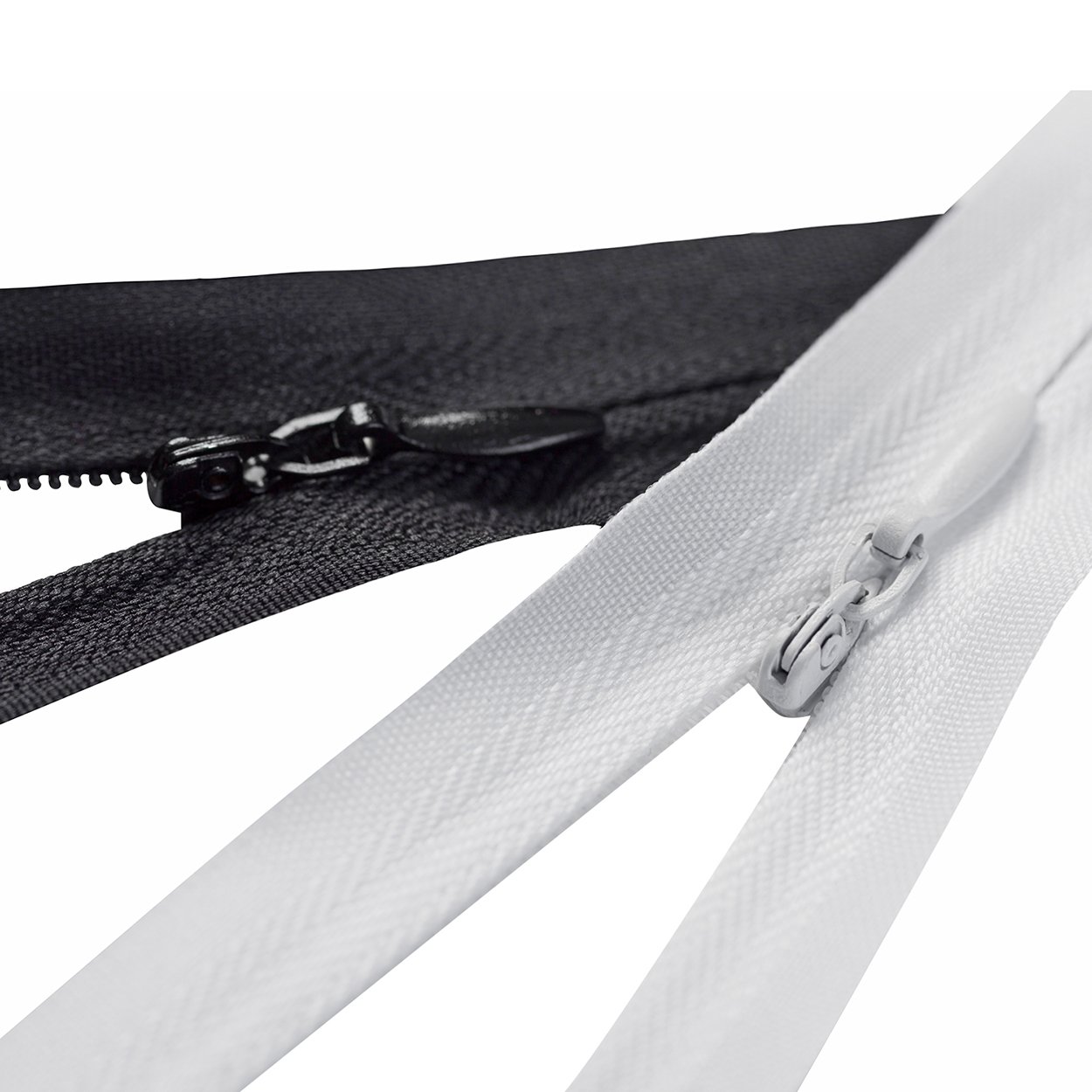 JIUZHU 40 Pcs 22 Inch Nylon Invisible Zippers Bulk for Tailor Sewing