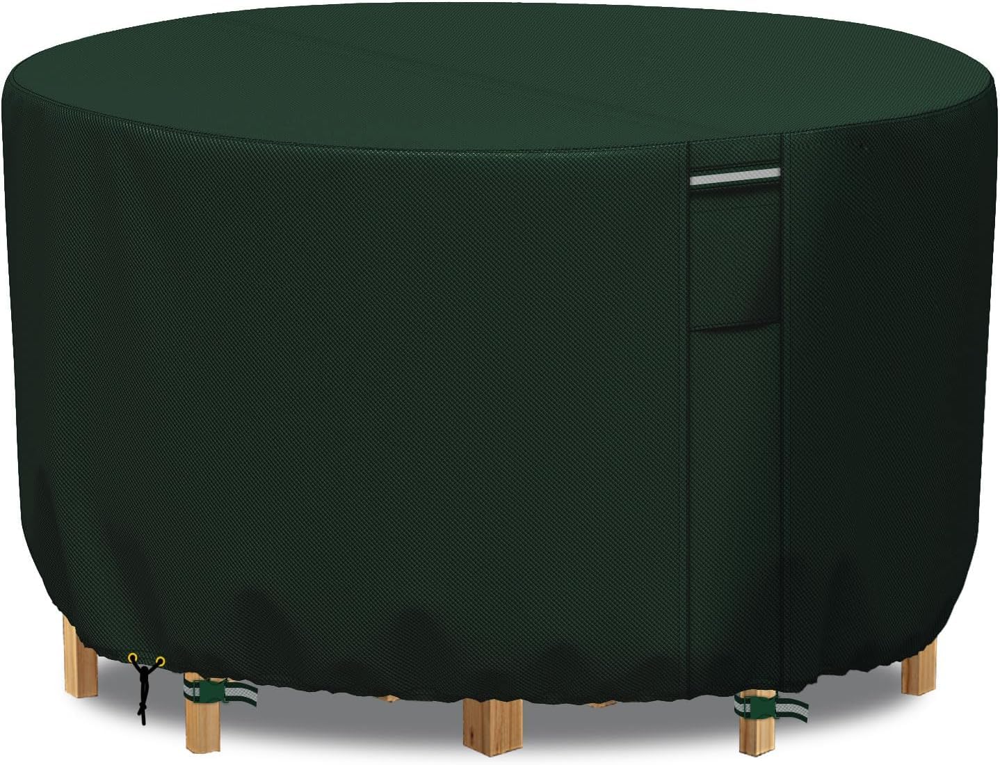 RICHIE Garden Furniture Covers Waterproof Garden Outdoor Table Cover 163x71cm, Heavy Duty 600D Oxford PVC Breathable Coating for Furniture Sets Patio Table Cover Green