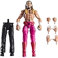 Mattel WWE Elite Collection Action Figure & Accessories, Premium Live Event Seth “Freakin” Rollins Set, Wrestlemania with Howard Finkel Build-A-Figure Parts